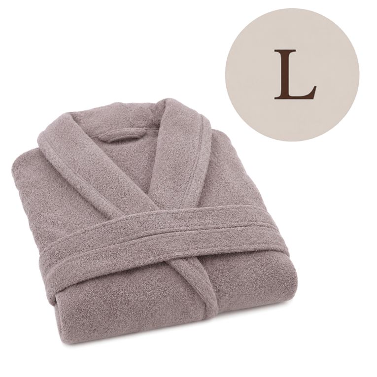 Accappatoio Viola Lilla 100% cotone Con cappuccio , Taglia L - Satotite Luxury