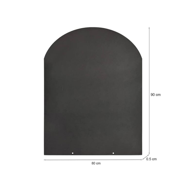 Accessorio riscaldamento Alfedena, 80x90 h1 cm, Nero