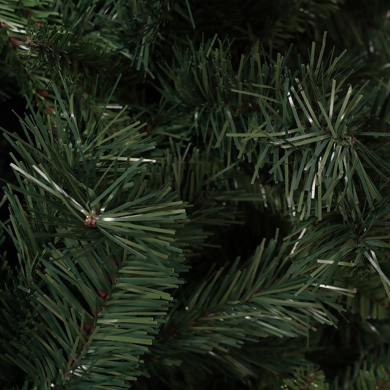 Albero di Natale 120 cm Verde 198 Rami Apertura Rami Singoli 120h cm, Ignifugo Ritardante di Fiamma - Portobello