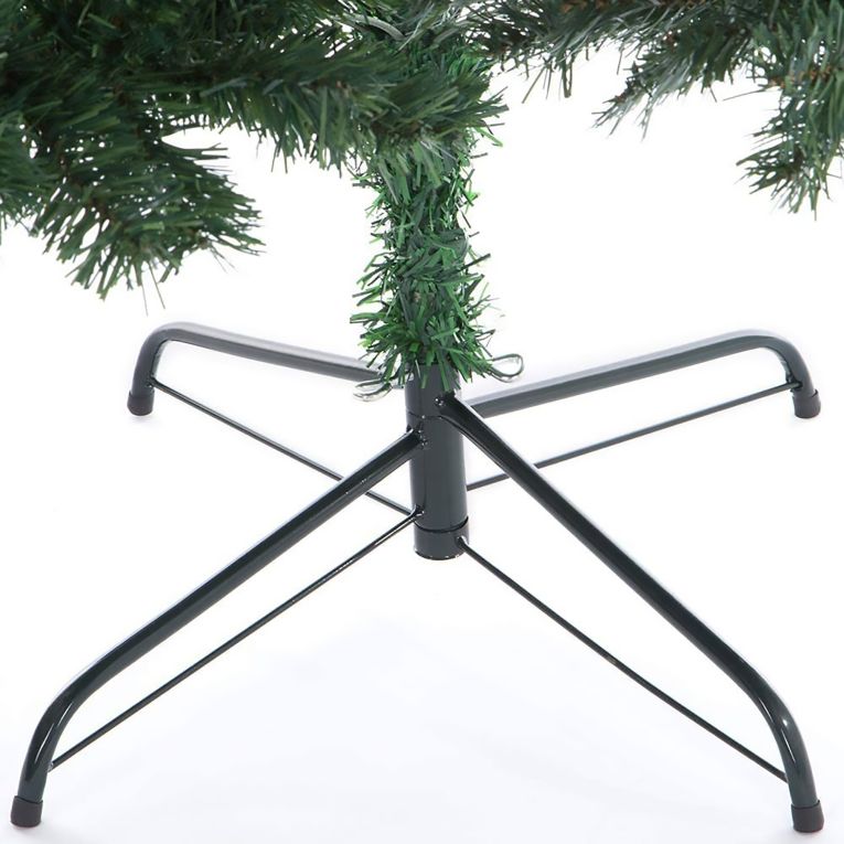 Albero di Natale 120 cm Verde 326 Rami Apertura Rami Singoli 120h cm, Ignifugo Ritardante di Fiamma - Evergreen
