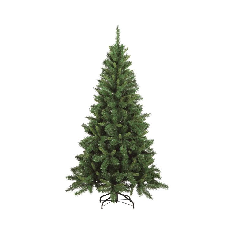 Albero di Natale 150 cm Verde 303 Rami Apertura Rami Singoli 150h cm, Ignifugo - Sugarplum