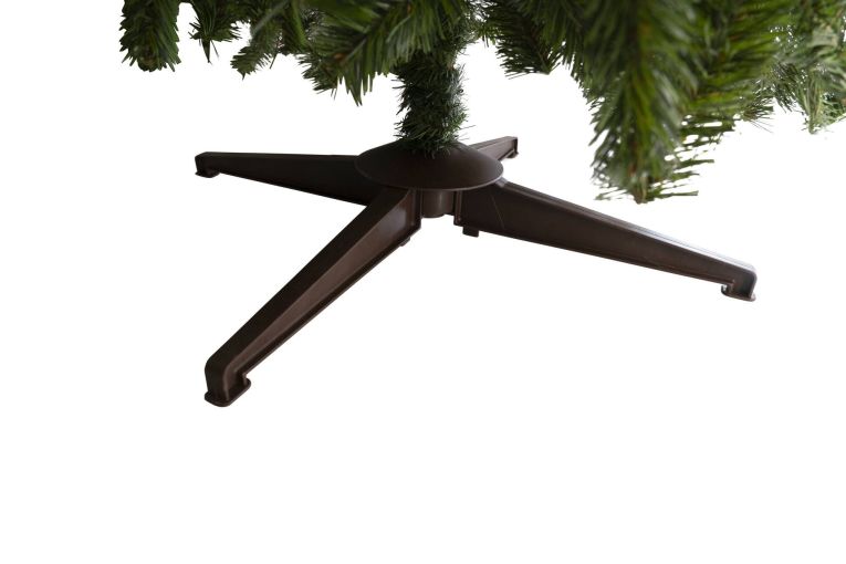 Albero di Natale 180 cm Tinsel in PVC Verde, h180 cm