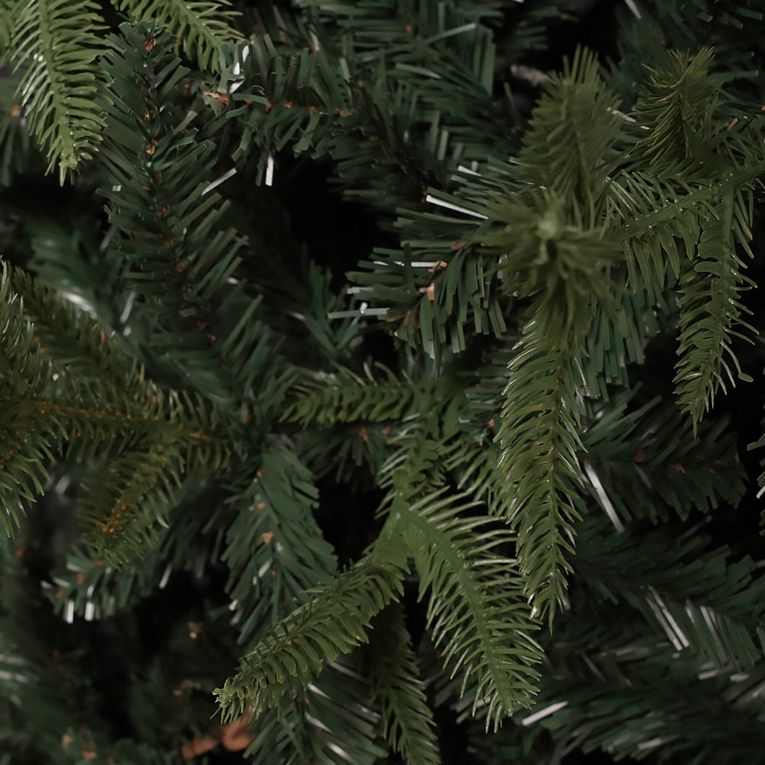 Albero di Natale 180 cm Verde 1210 Rami Apertura Rami Singoli 180h cm, Ignifugo Ritardante di Fiamma - Jingle Bell