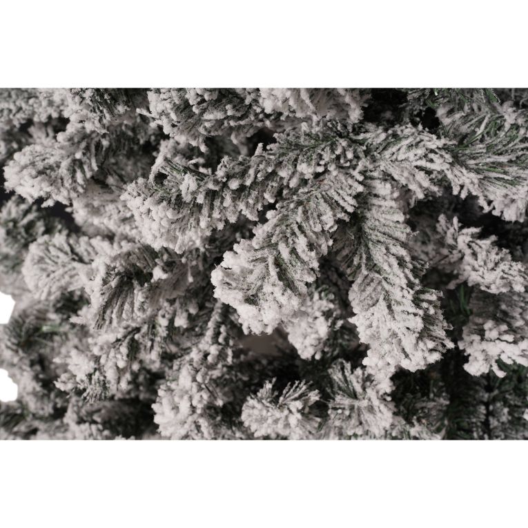 Albero di Natale 180 cm Verde 664 Rami Apertura Rami Singoli 180h cm, Effetto Innevato - Hollybell