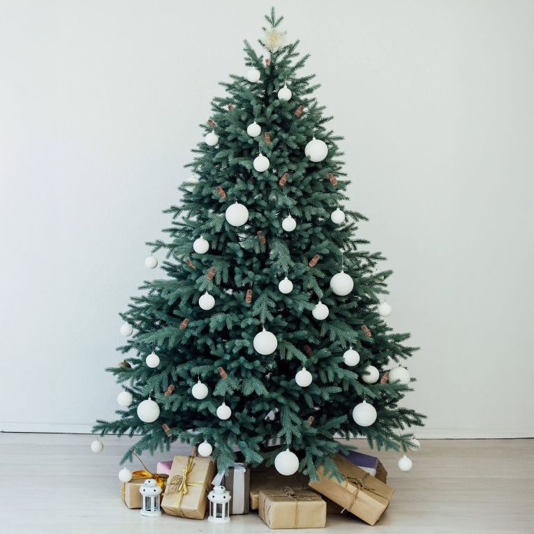 Albero di Natale 180 cm Verde 839 Rami Apertura Rami Singoli 180h cm, Ignifugo Ritardante di Fiamma - Silent Night
