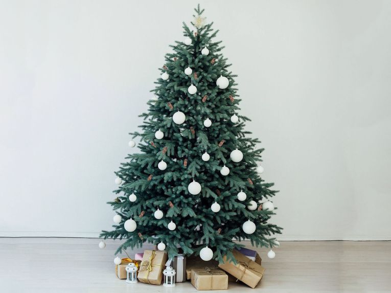 Albero di Natale 180 cm Verde 839 Rami Apertura Rami Singoli 180h cm, Ignifugo Ritardante di Fiamma - Silent Night