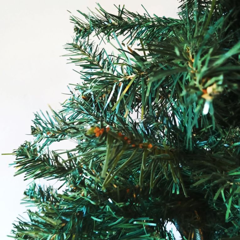 Albero di Natale 240 cm Verde 1516 Rami Apertura Rami Singoli 240h cm, Ignifugo Ritardante di Fiamma - Evergreen
