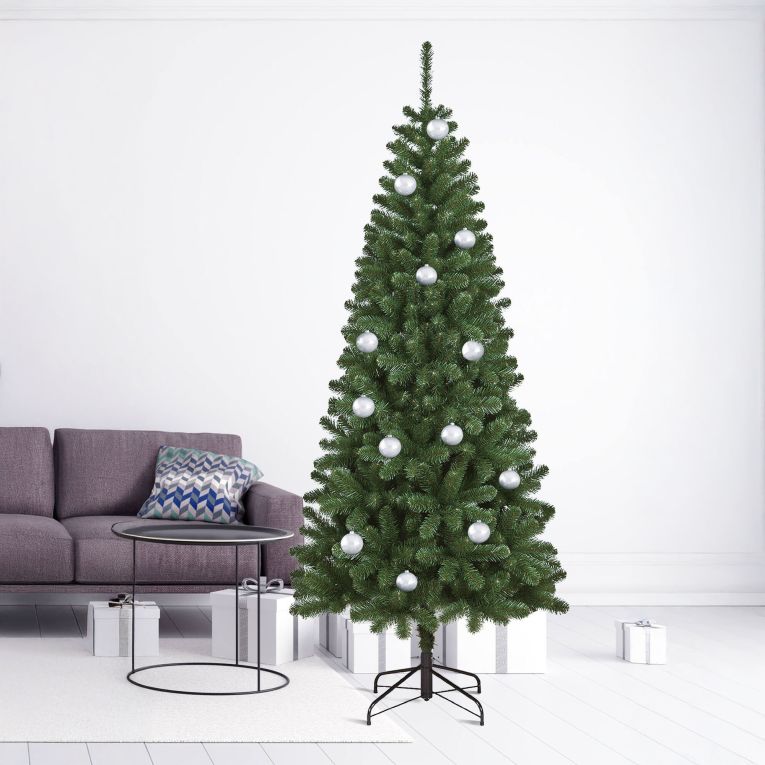 Albero di Natale Comet in PVC verde, h240 cm