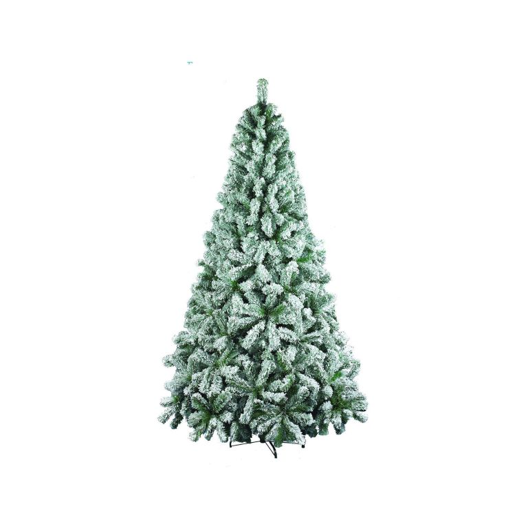 Albero di Natale floccato in PVC, h300 cm