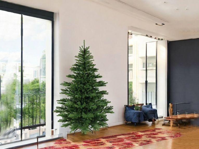 Albero di Natale in PVC verde, h150 cm