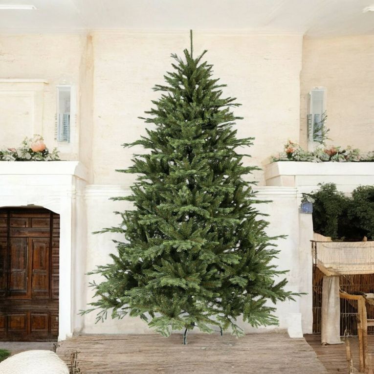 Albero di Natale in PVC verde, h210 cm