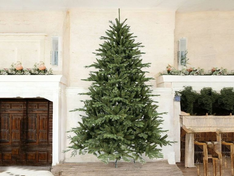 Albero di Natale in PVC verde, h210 cm