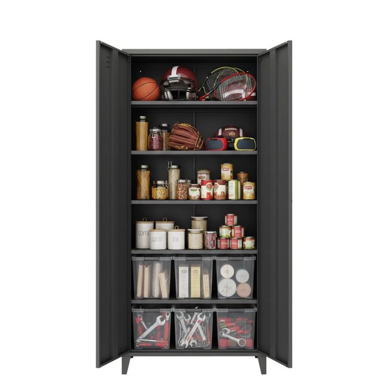 Armadio ardesia ante battenti 80x180h cm - Pezzaze