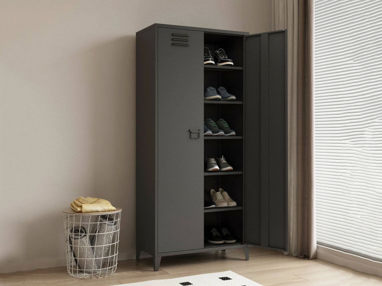 Armadio ardesia ante battenti 80x180h cm - Pezzaze