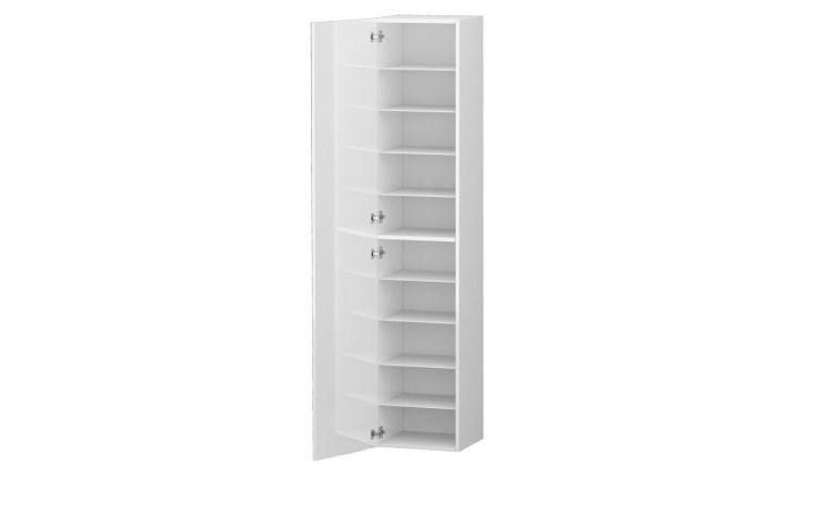 Armadio bianco 1 anta 45x190h cm - Bassiano