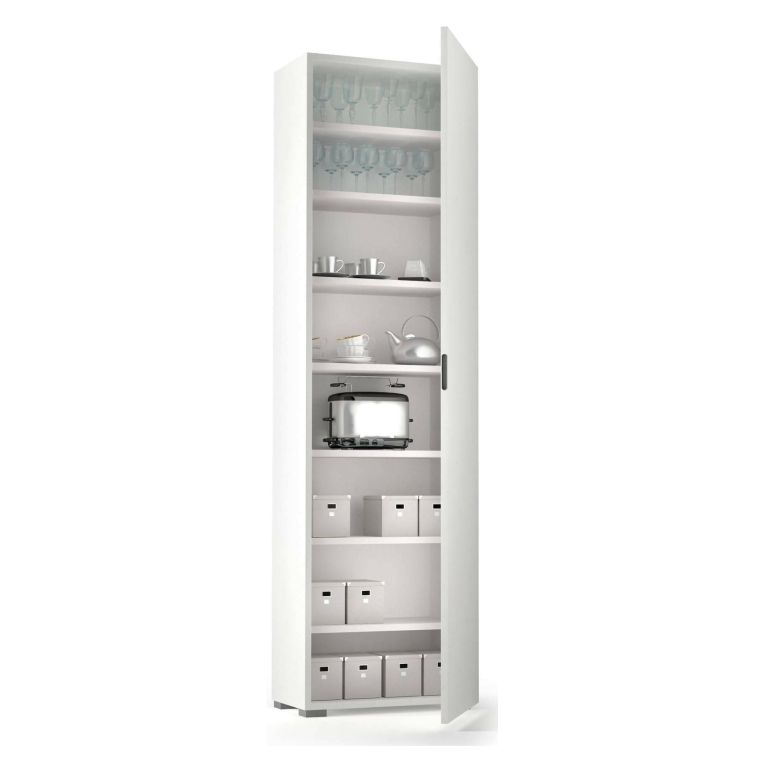 Armadio bianco 1 anta 50x182h cm - Abuela