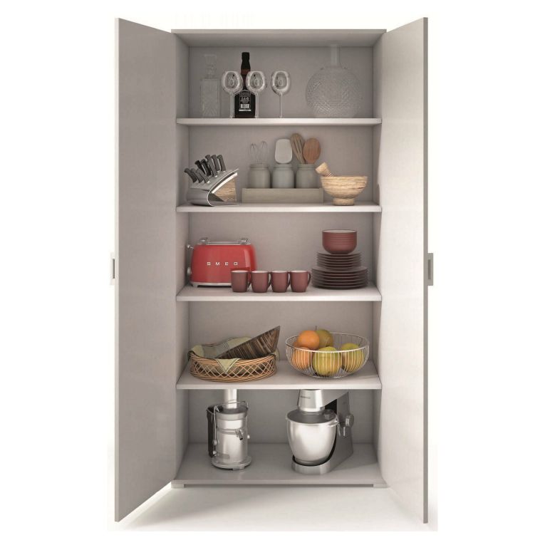 Armadio bianco 2 ante 90x195h cm - Aliosha