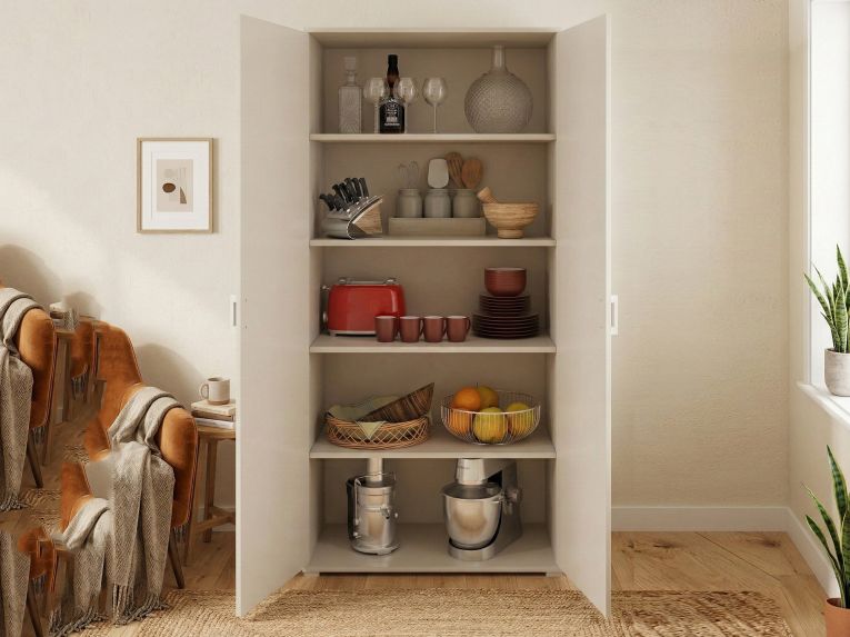 Armadio bianco 2 ante 90x195h cm - Aliosha