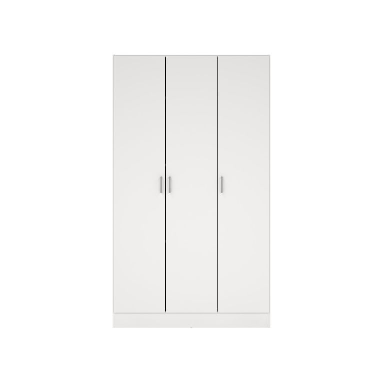 Armadio bianco 3 ante salvaspazio 109x180h cm - Ranuncolo