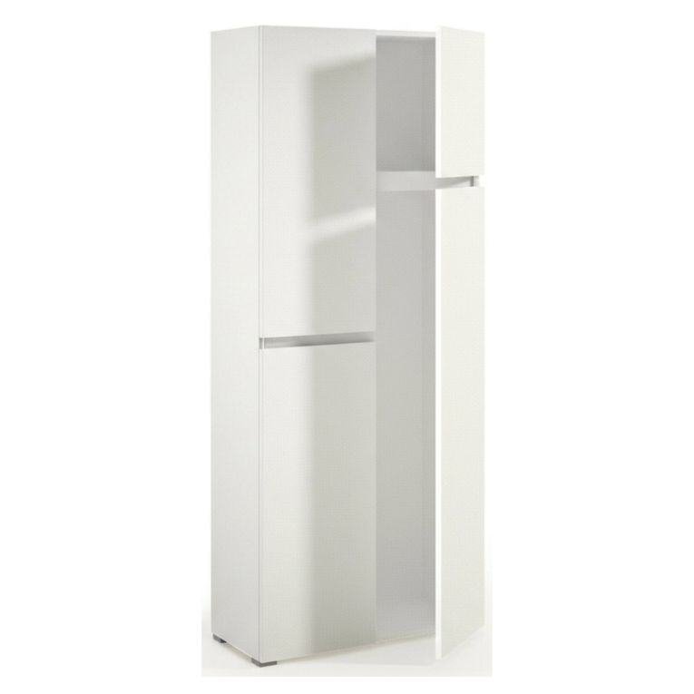 Armadio bianco 4 ante 80x195h cm - Attiniaro