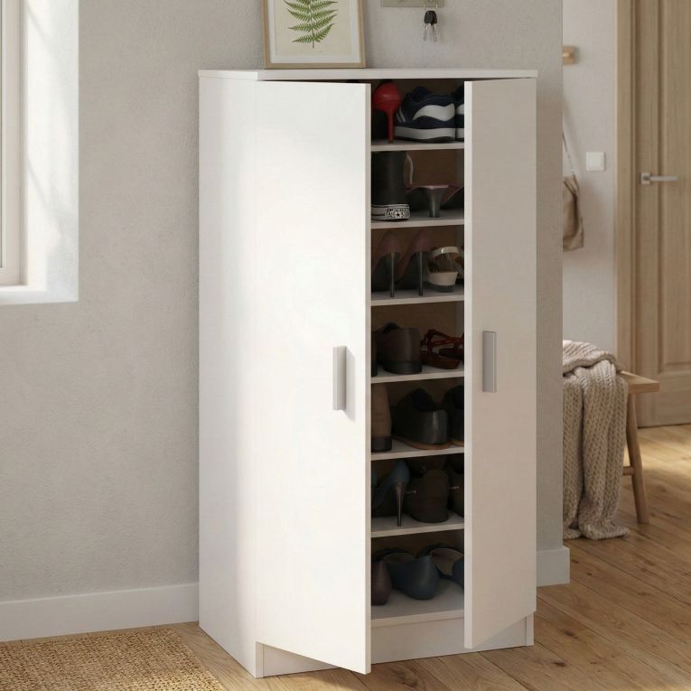 Armadio bianco ante battenti 55x108h cm - Akimera