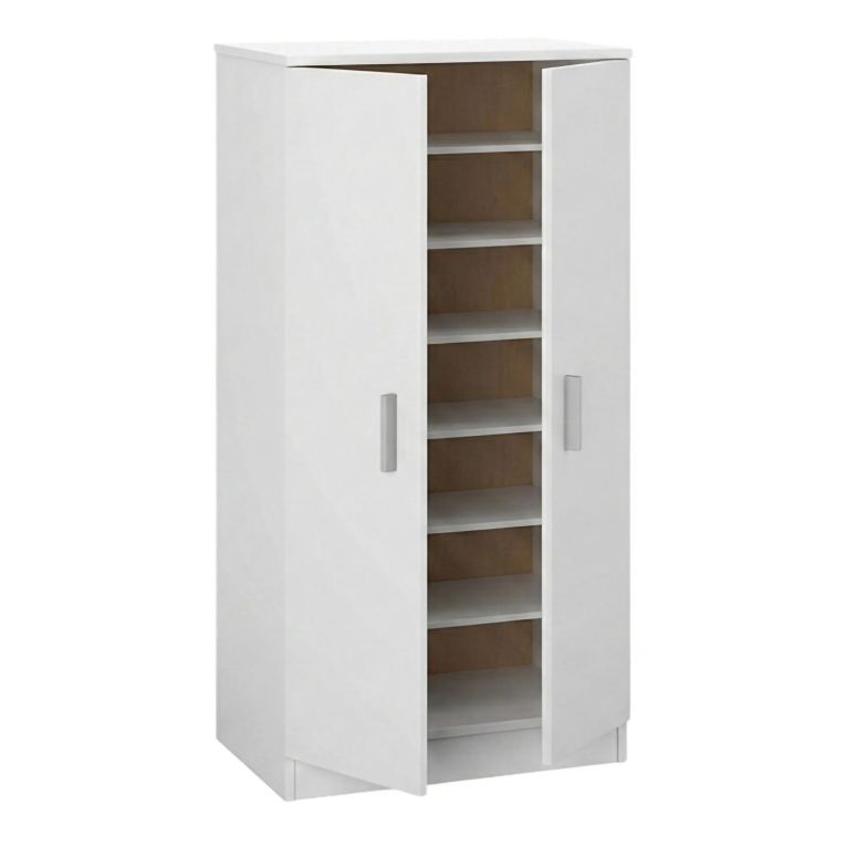 Armadio bianco ante battenti 55x108h cm - Akimera