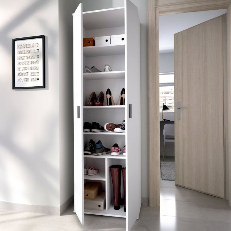 Armadio bianco ante battenti 61x190h cm - Apro