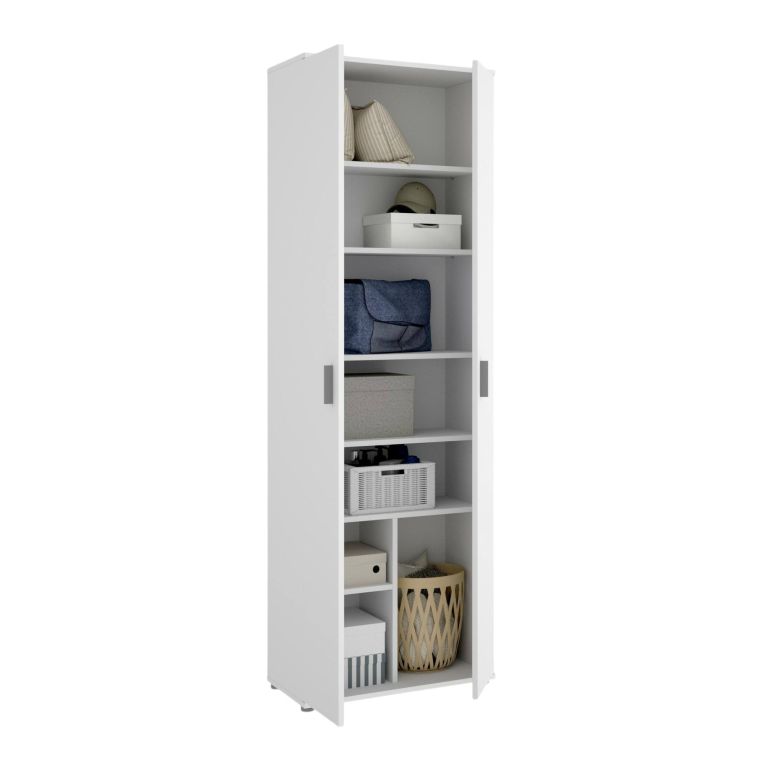 Armadio bianco ante battenti 61x190h cm - Apro