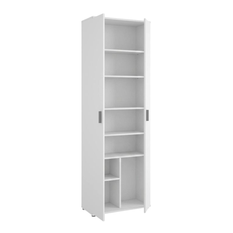 Armadio bianco ante battenti 61x190h cm - Apro