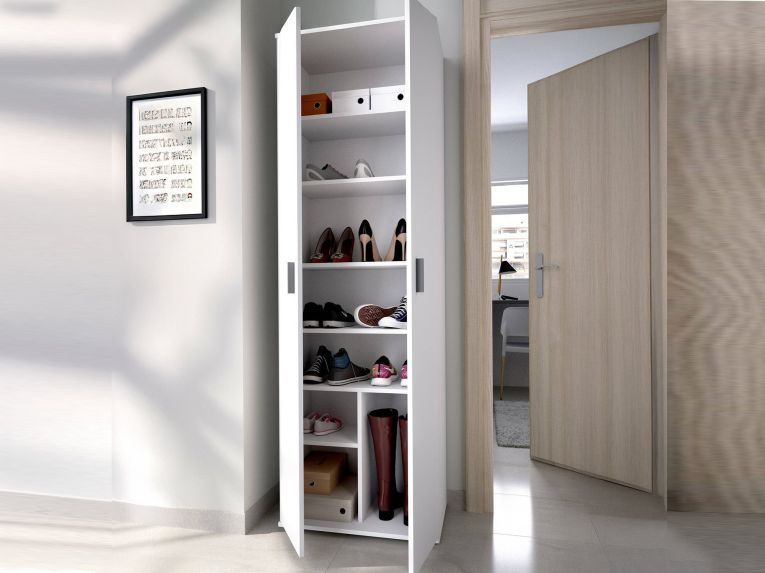 Armadio bianco ante battenti 61x190h cm - Apro