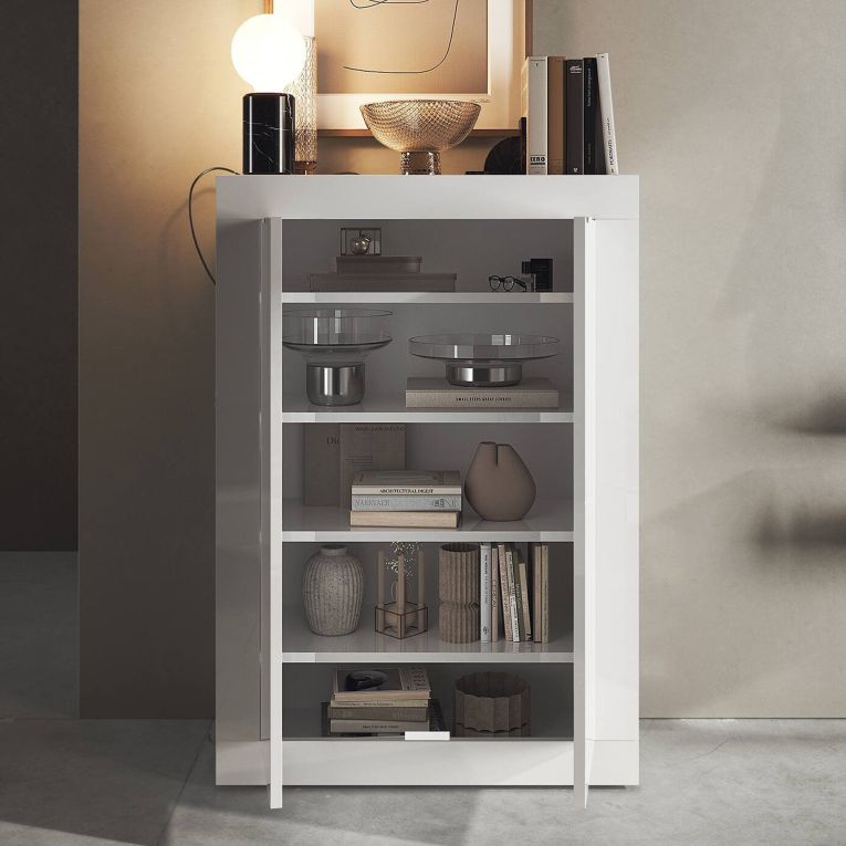 Armadio bianco ante battenti 78x113h cm - Bienvenu
