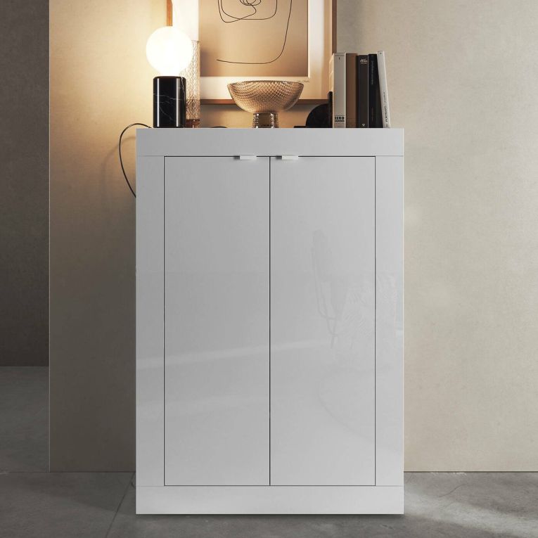 Armadio bianco ante battenti 78x113h cm - Bienvenu