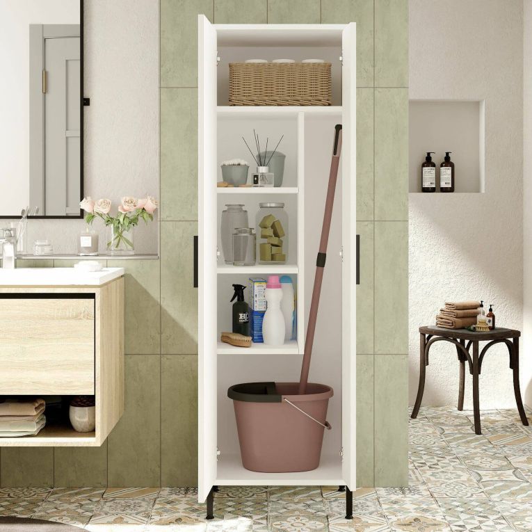Armadio bianco colonna 50x165h cm - Niala