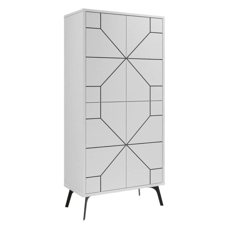 Armadio bianco colonna 62x136h cm - Bussola