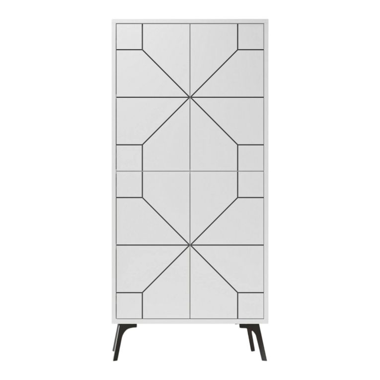 Armadio bianco colonna 62x136h cm - Bussola