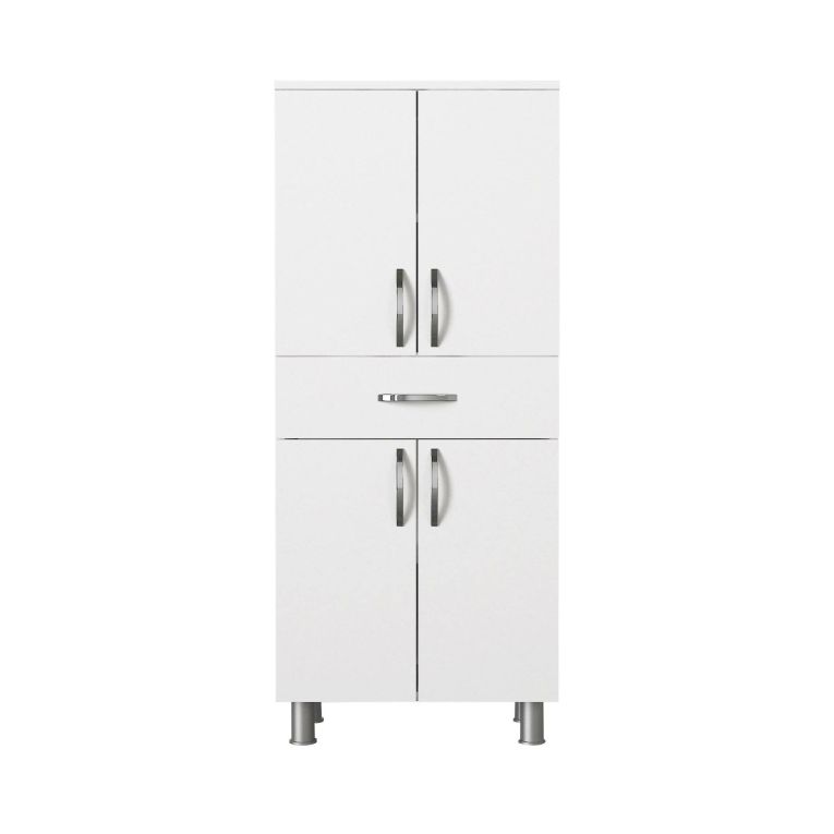 Armadio bianco con cassetto 59x140h cm - Iolana