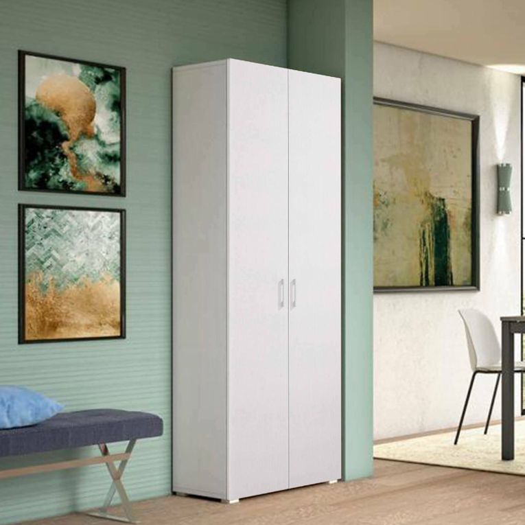 Armadio bianco con cassetto 72x195h cm - Angy