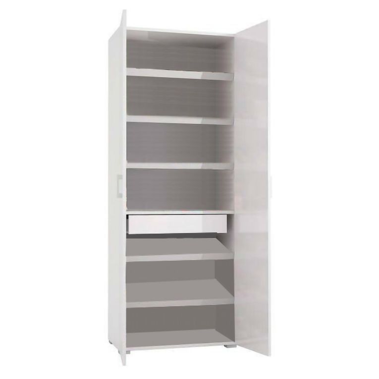 Armadio bianco con cassetto 72x195h cm - Angy