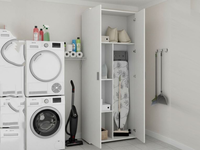 Armadio bianco cucina 78x190h cm - Arna