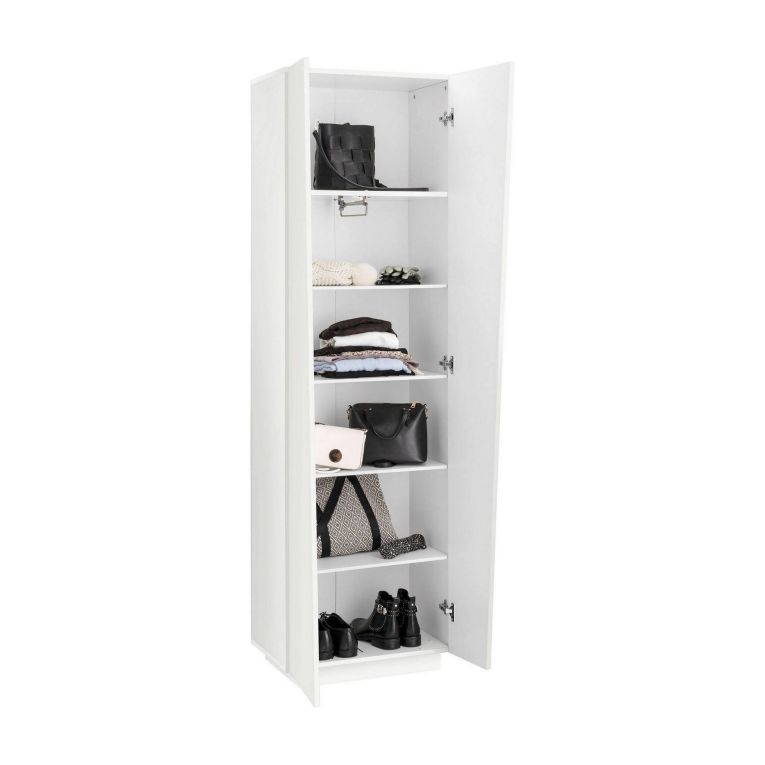 Armadio bianco lucido 2 ante 60x199h cm - Albatros