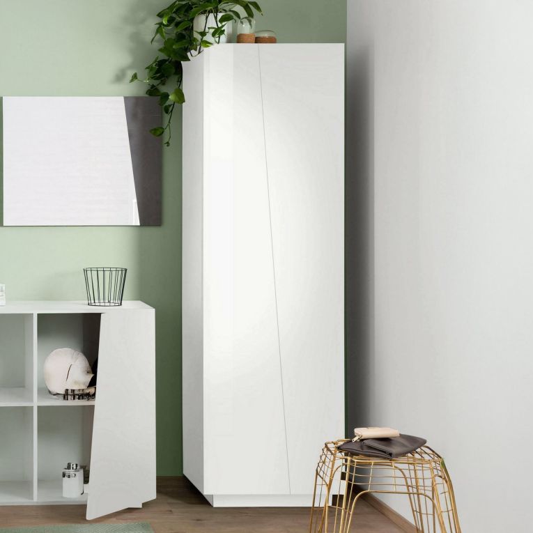 Armadio bianco lucido 2 ante 60x199h cm - Albatros