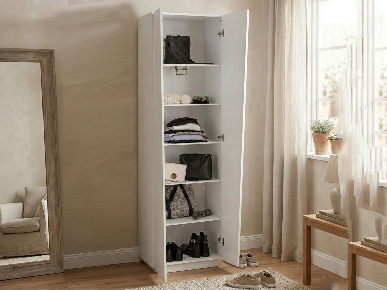 Armadio bianco lucido 2 ante 60x199h cm - Albatros