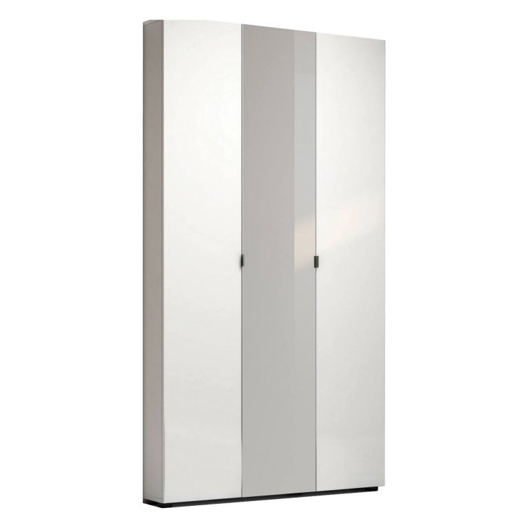 Armadio bianco lucido slim 11x200h cm - Enza