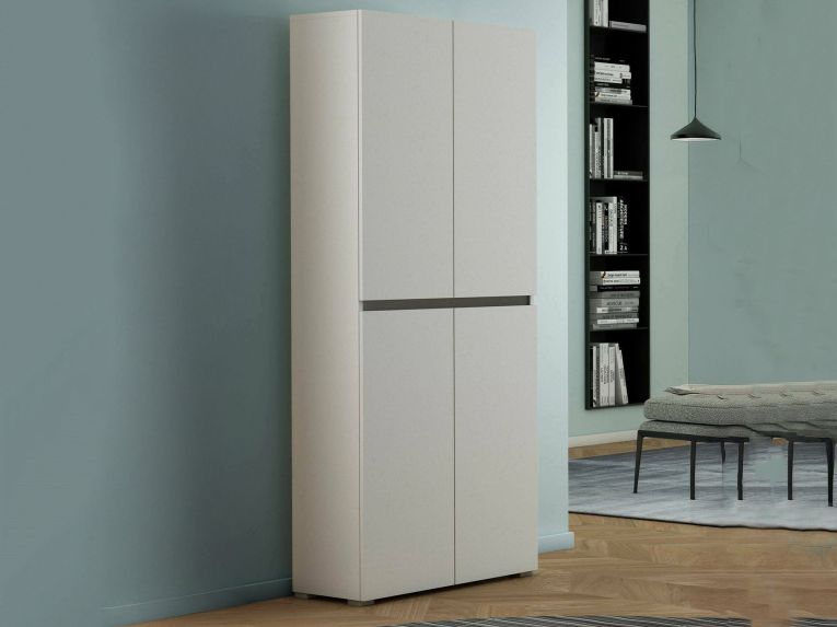 Armadio bianco multiuso 80x195h cm - Arro