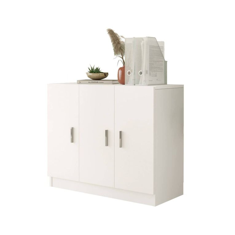 Armadio bianco multiuso 89x73h cm - Olana
