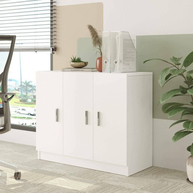 Armadio bianco multiuso 89x73h cm - Olana