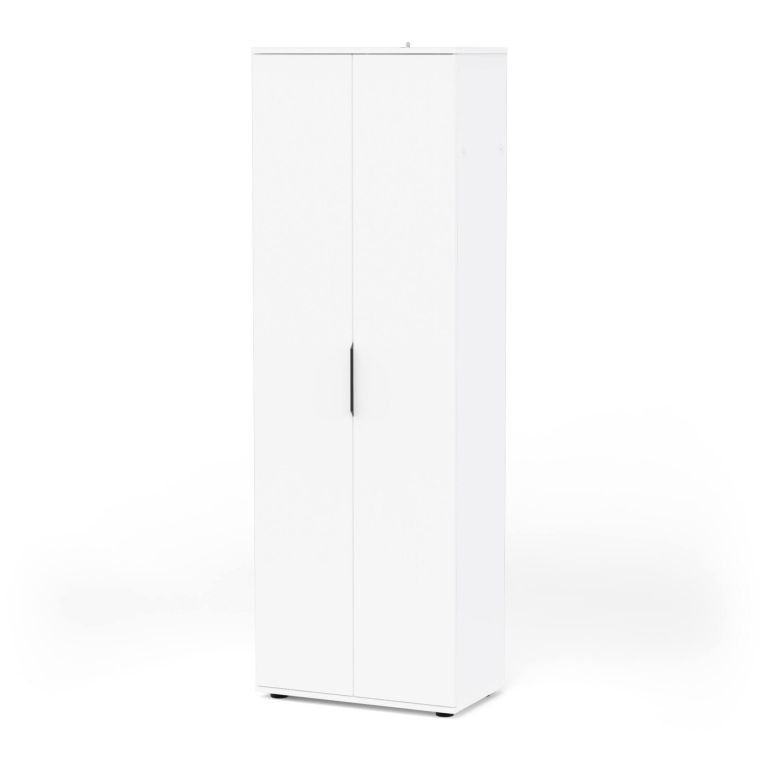 Armadio bianco opaco salvaspazio 60x180h cm - Bator