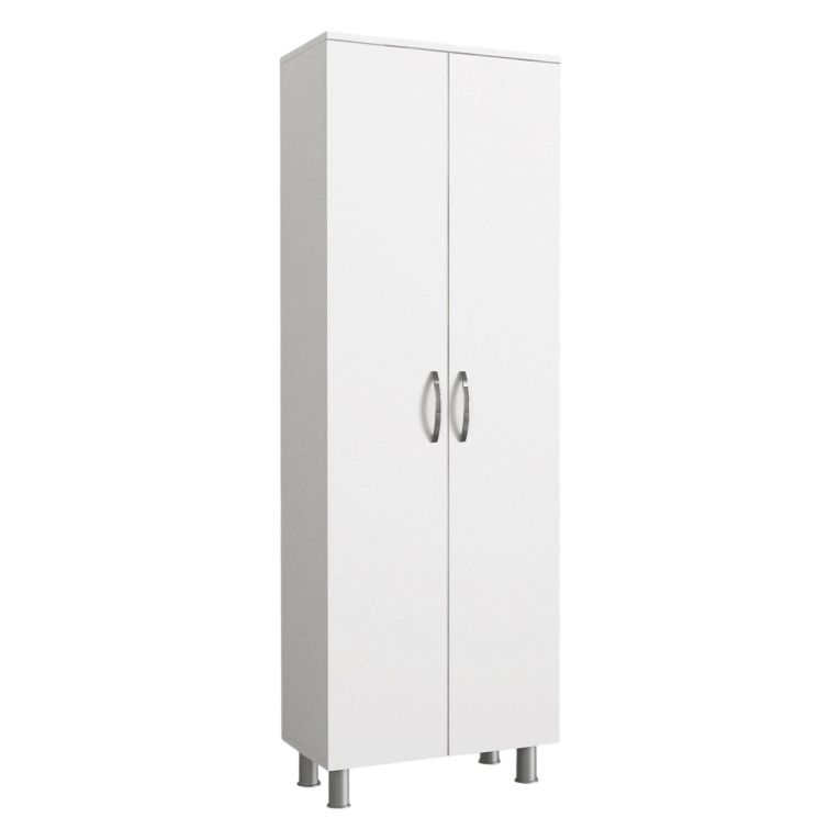 Armadio bianco salvaspazio 59x161h cm - Vincent