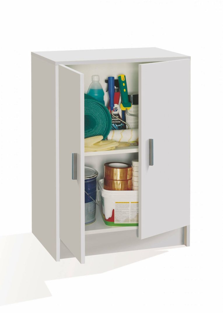 Armadio bianco salvaspazio 59x80h cm - Pan