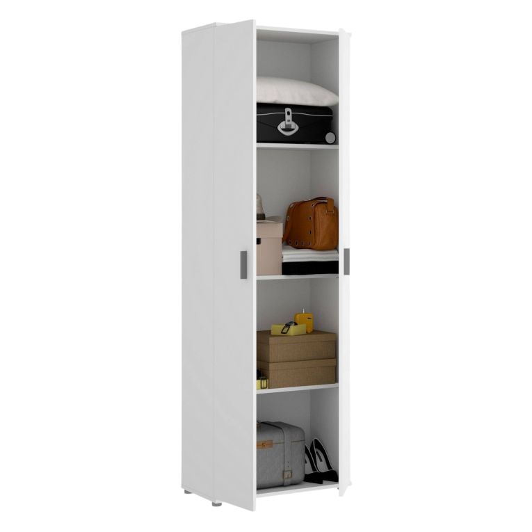 Armadio bianco salvaspazio 61x190h cm - Aixam